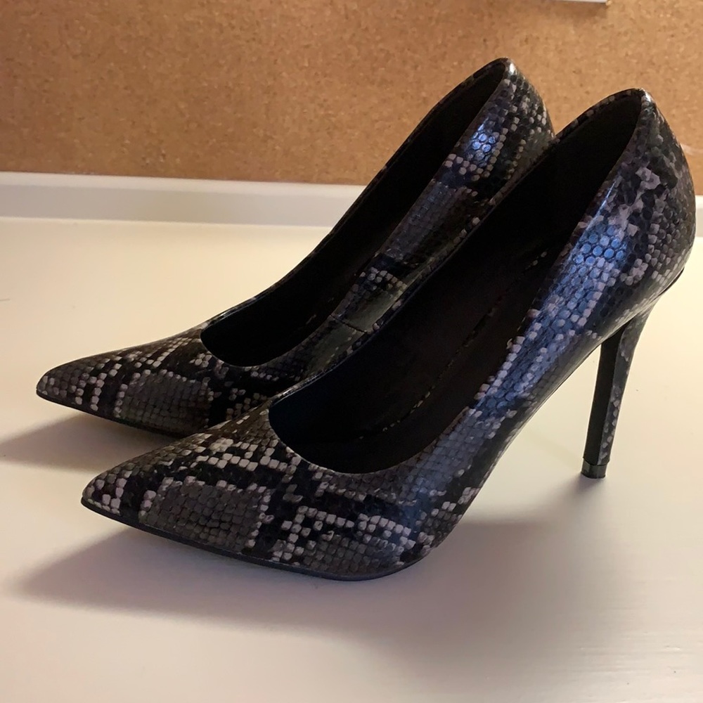 Snakeskin heels